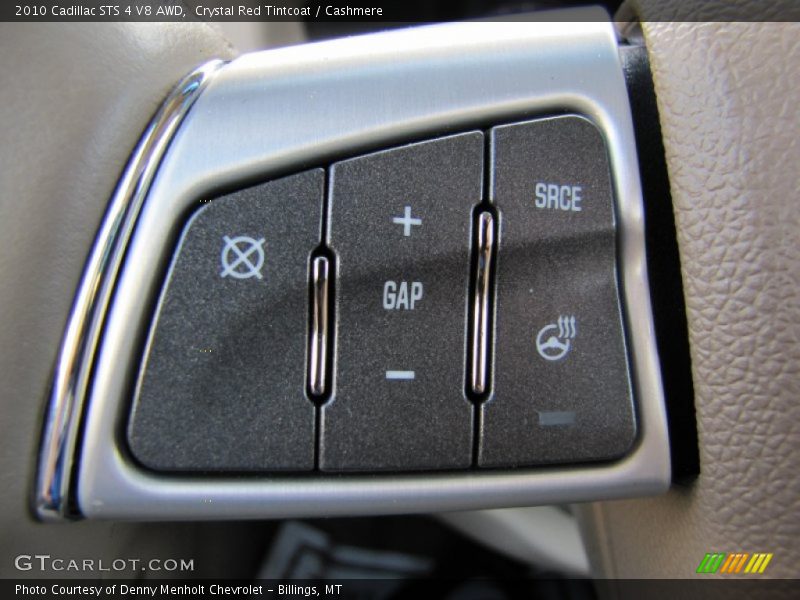 Controls of 2010 STS 4 V8 AWD