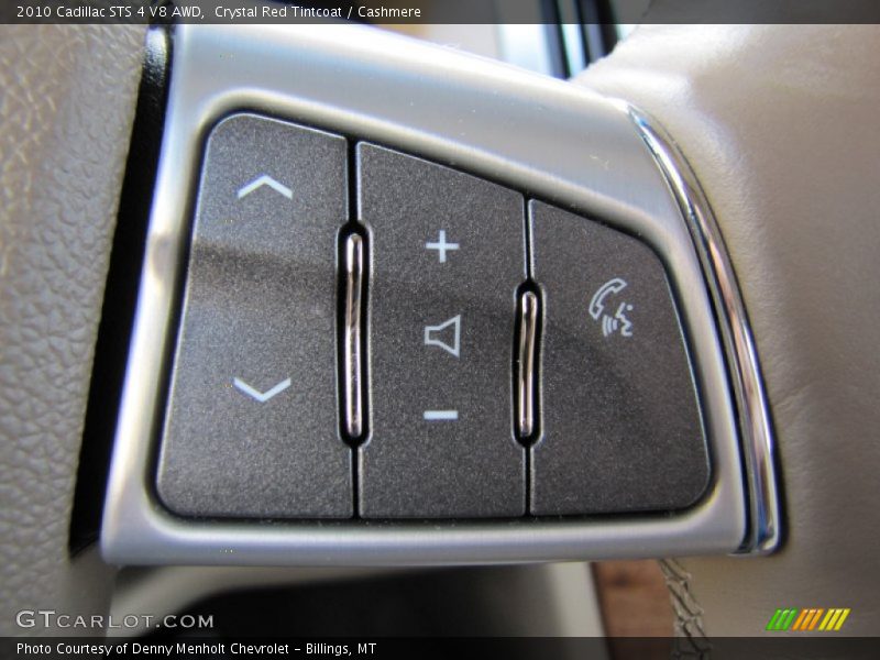 Controls of 2010 STS 4 V8 AWD