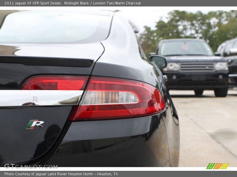 Midnight Black / London Tan/Warm Charcoal 2011 Jaguar XF XFR Sport Sedan