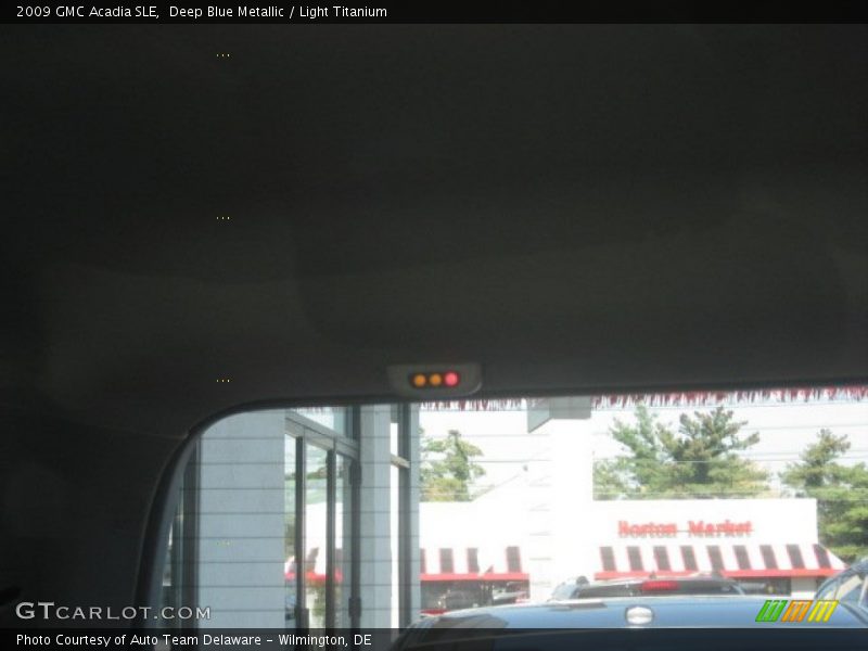 Deep Blue Metallic / Light Titanium 2009 GMC Acadia SLE