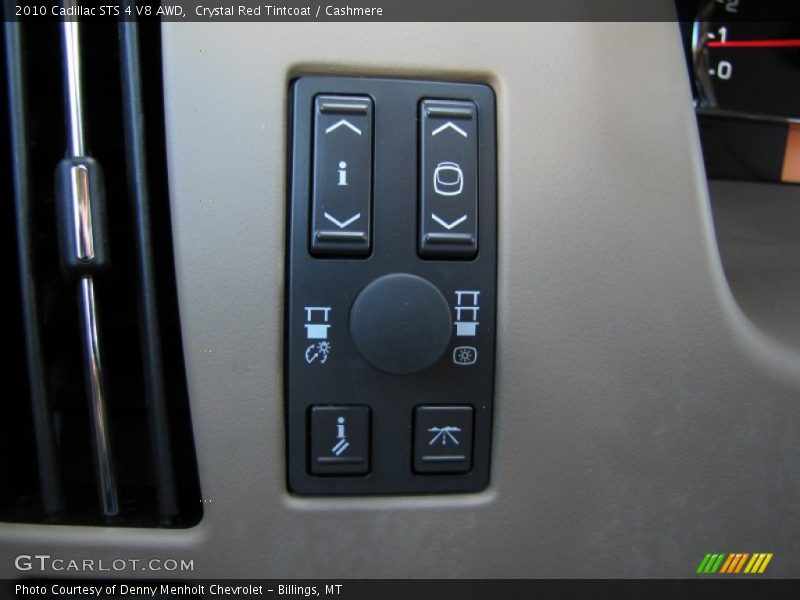 Controls of 2010 STS 4 V8 AWD