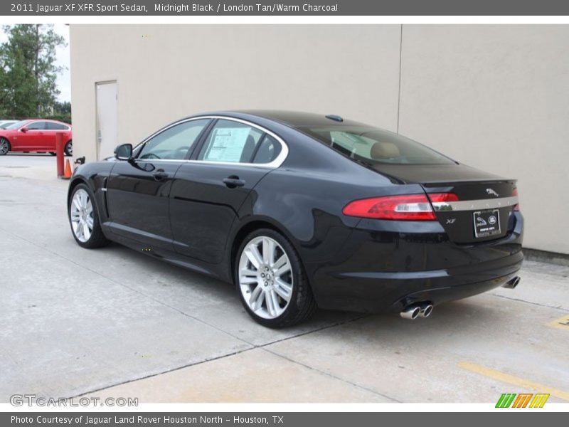 Midnight Black / London Tan/Warm Charcoal 2011 Jaguar XF XFR Sport Sedan