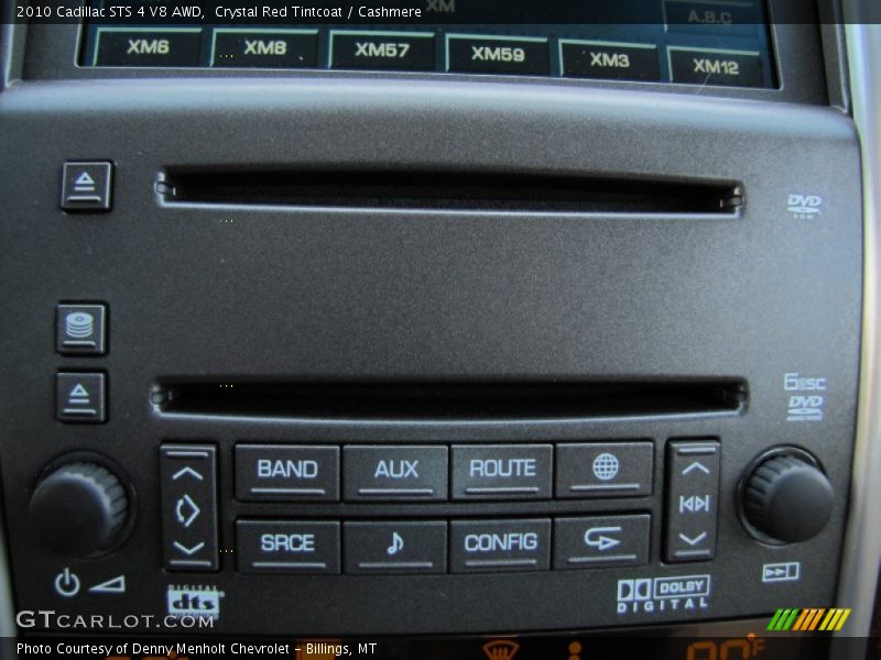 Controls of 2010 STS 4 V8 AWD