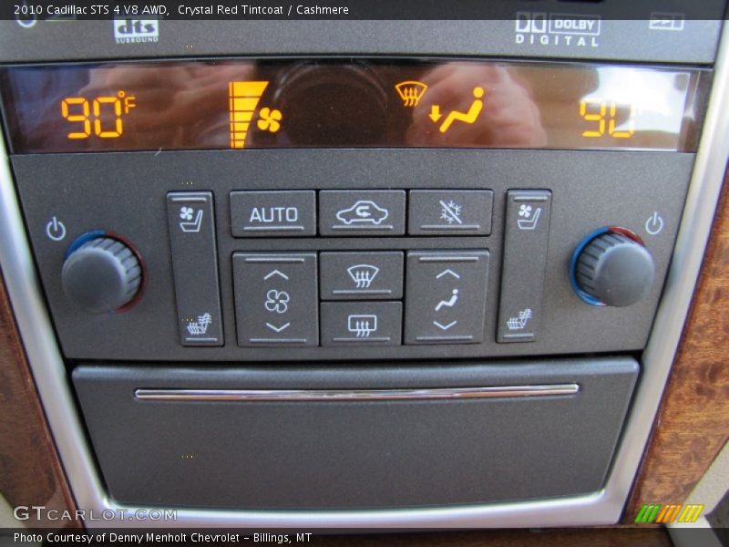 Controls of 2010 STS 4 V8 AWD