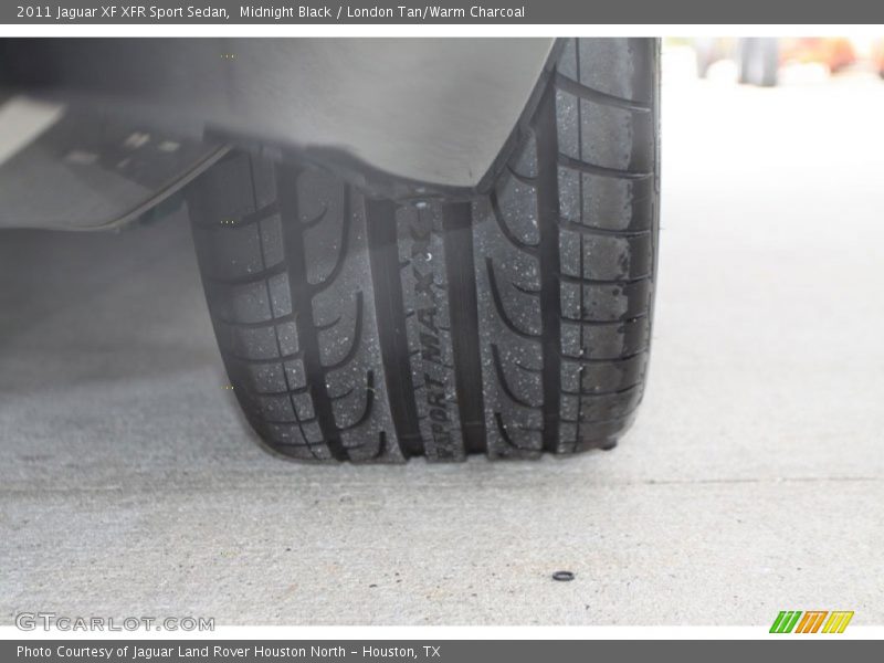 Midnight Black / London Tan/Warm Charcoal 2011 Jaguar XF XFR Sport Sedan
