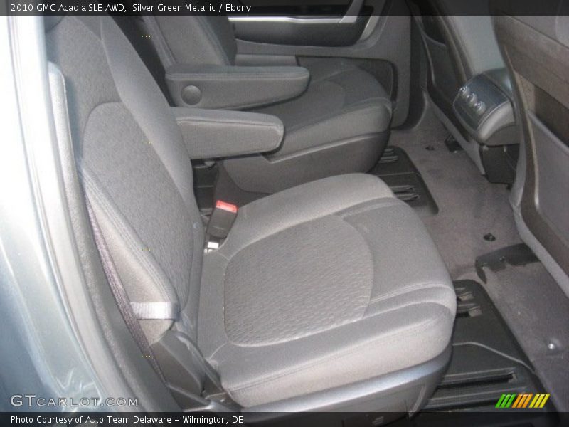 Silver Green Metallic / Ebony 2010 GMC Acadia SLE AWD