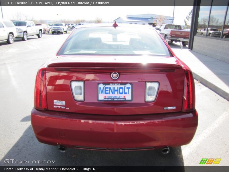 Crystal Red Tintcoat / Cashmere 2010 Cadillac STS 4 V8 AWD