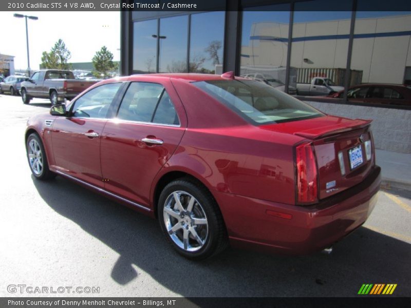 Crystal Red Tintcoat / Cashmere 2010 Cadillac STS 4 V8 AWD