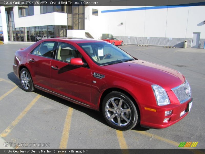 Crystal Red Tintcoat / Cashmere 2010 Cadillac STS 4 V8 AWD