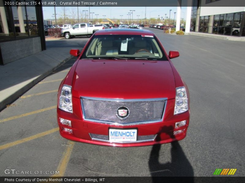 Crystal Red Tintcoat / Cashmere 2010 Cadillac STS 4 V8 AWD