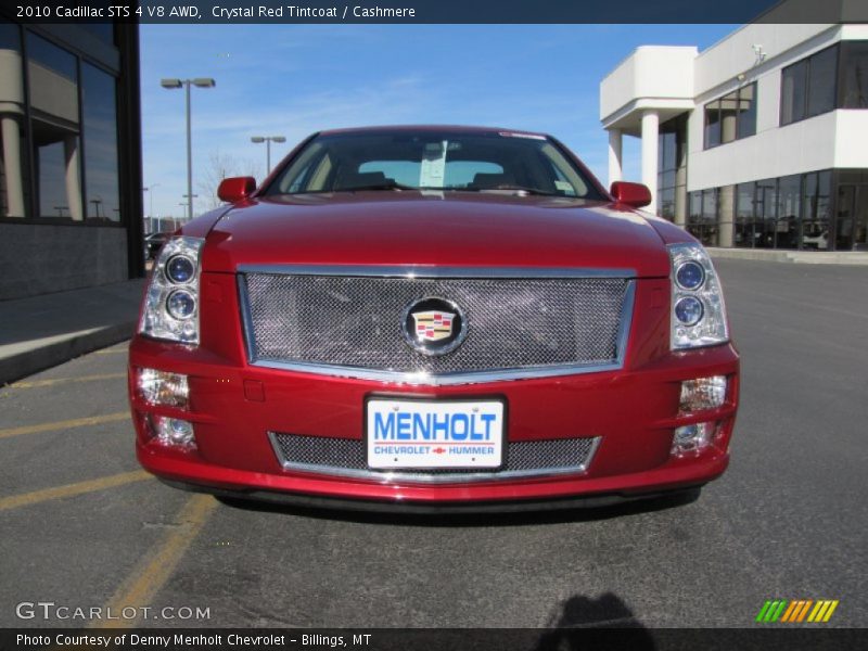 Crystal Red Tintcoat / Cashmere 2010 Cadillac STS 4 V8 AWD