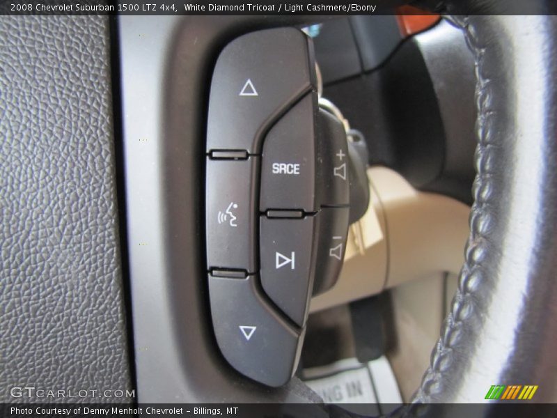 White Diamond Tricoat / Light Cashmere/Ebony 2008 Chevrolet Suburban 1500 LTZ 4x4