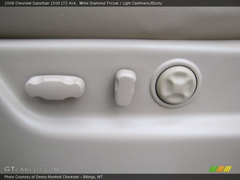 White Diamond Tricoat / Light Cashmere/Ebony 2008 Chevrolet Suburban 1500 LTZ 4x4