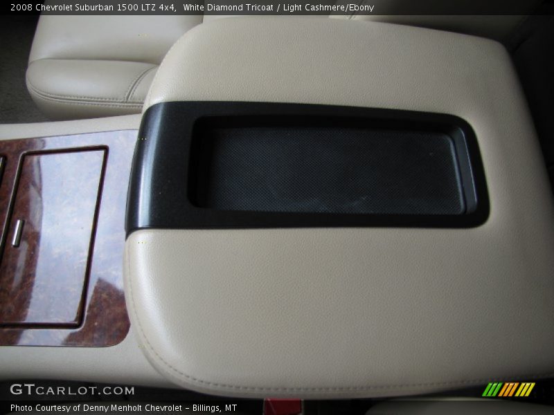 White Diamond Tricoat / Light Cashmere/Ebony 2008 Chevrolet Suburban 1500 LTZ 4x4