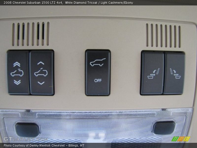 White Diamond Tricoat / Light Cashmere/Ebony 2008 Chevrolet Suburban 1500 LTZ 4x4