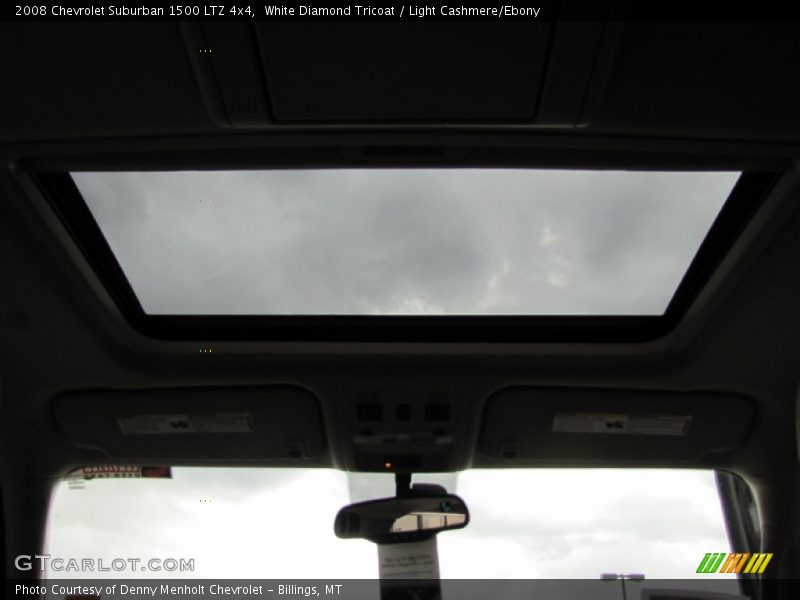 White Diamond Tricoat / Light Cashmere/Ebony 2008 Chevrolet Suburban 1500 LTZ 4x4