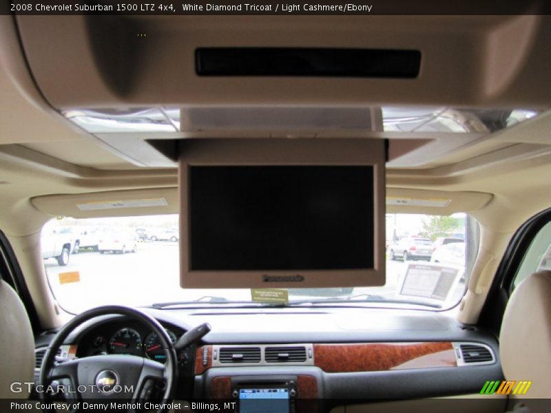 White Diamond Tricoat / Light Cashmere/Ebony 2008 Chevrolet Suburban 1500 LTZ 4x4