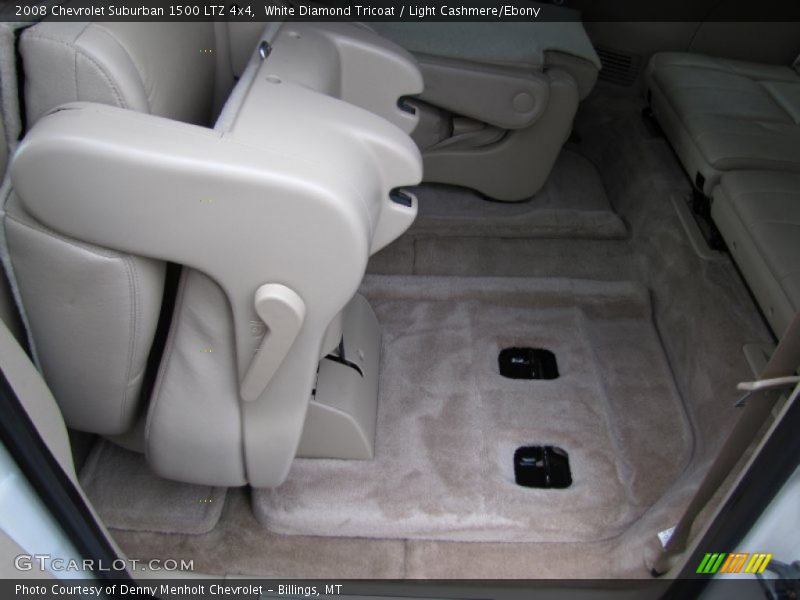 White Diamond Tricoat / Light Cashmere/Ebony 2008 Chevrolet Suburban 1500 LTZ 4x4