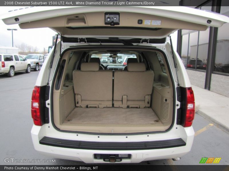 White Diamond Tricoat / Light Cashmere/Ebony 2008 Chevrolet Suburban 1500 LTZ 4x4