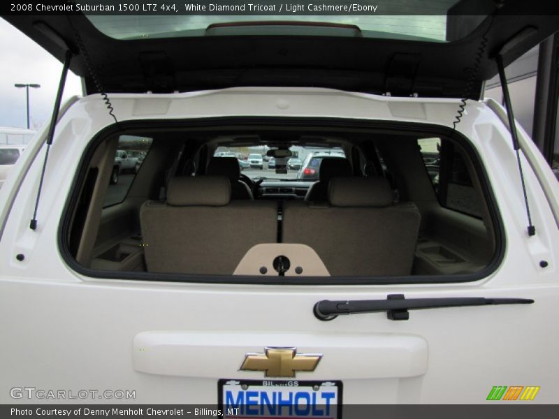 White Diamond Tricoat / Light Cashmere/Ebony 2008 Chevrolet Suburban 1500 LTZ 4x4