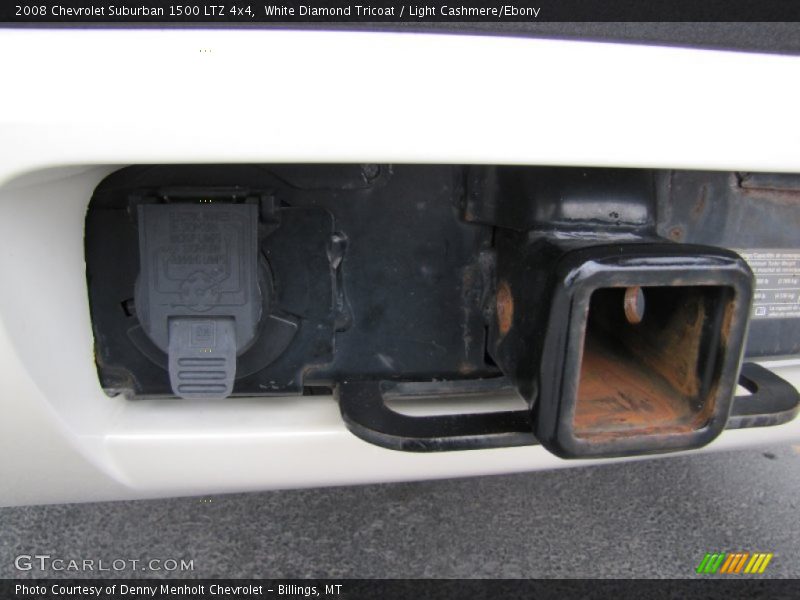White Diamond Tricoat / Light Cashmere/Ebony 2008 Chevrolet Suburban 1500 LTZ 4x4