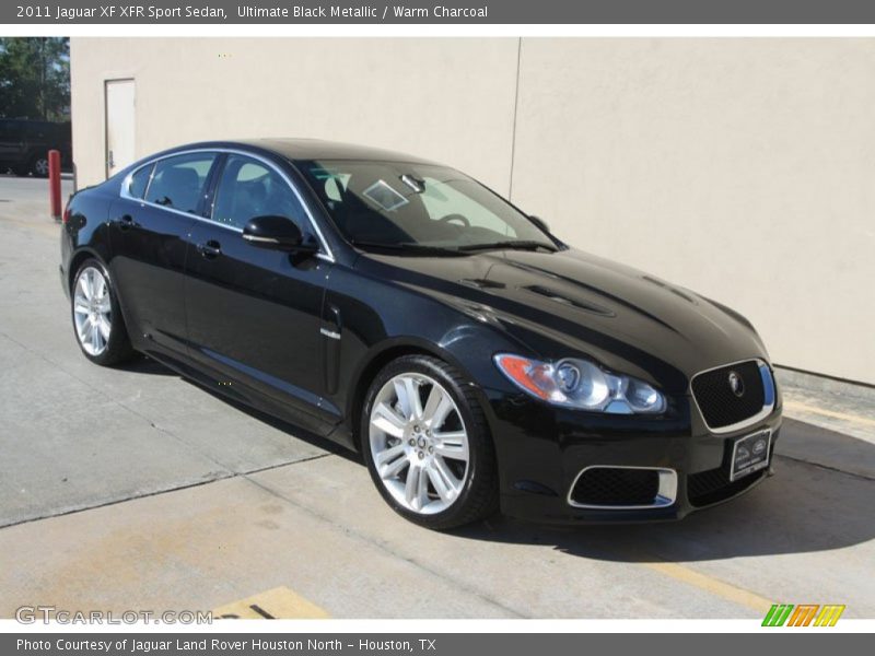 Ultimate Black Metallic / Warm Charcoal 2011 Jaguar XF XFR Sport Sedan