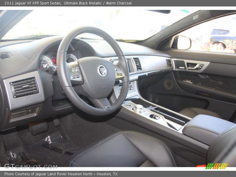 Ultimate Black Metallic / Warm Charcoal 2011 Jaguar XF XFR Sport Sedan