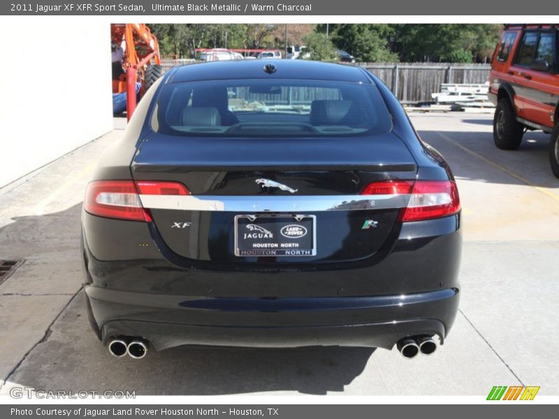 Ultimate Black Metallic / Warm Charcoal 2011 Jaguar XF XFR Sport Sedan