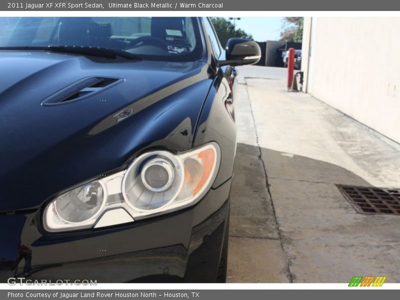 Ultimate Black Metallic / Warm Charcoal 2011 Jaguar XF XFR Sport Sedan