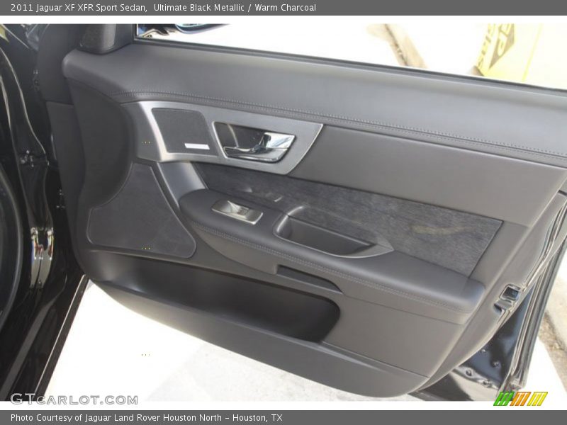 Ultimate Black Metallic / Warm Charcoal 2011 Jaguar XF XFR Sport Sedan