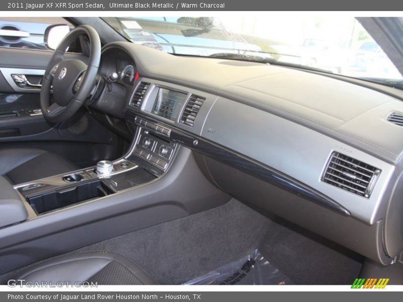 Ultimate Black Metallic / Warm Charcoal 2011 Jaguar XF XFR Sport Sedan