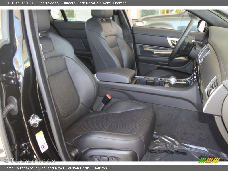 Ultimate Black Metallic / Warm Charcoal 2011 Jaguar XF XFR Sport Sedan