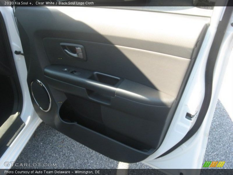 Clear White / Black Soul Logo Cloth 2010 Kia Soul +