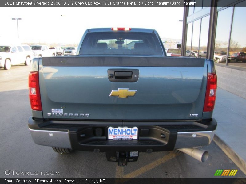 Blue Granite Metallic / Light Titanium/Dark Titanium 2011 Chevrolet Silverado 2500HD LTZ Crew Cab 4x4