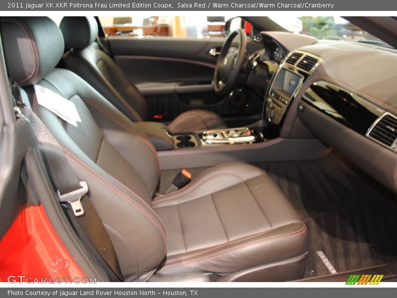  2011 XK XKR Poltrona Frau Limited Edition Coupe Warm Charcoal/Warm Charcoal/Cranberry Interior