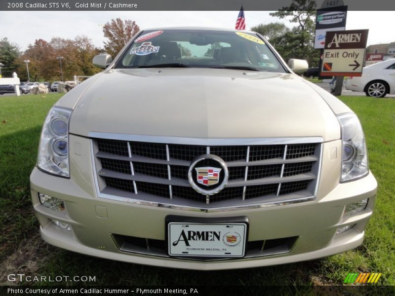 Gold Mist / Cashmere 2008 Cadillac STS V6