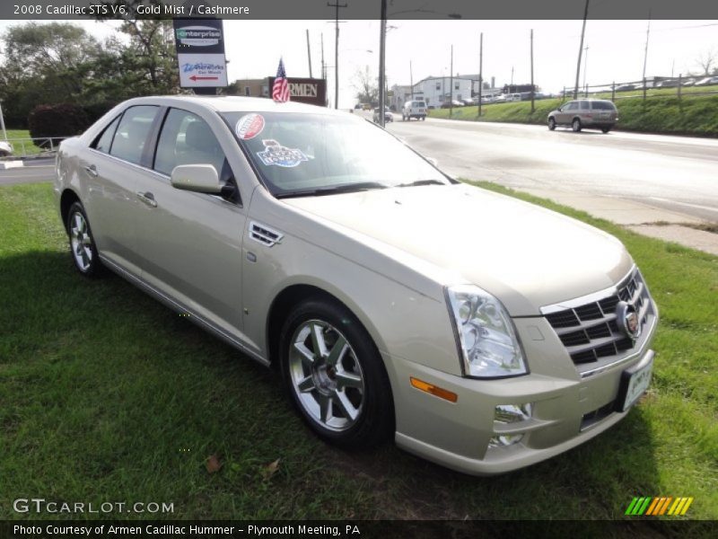 Gold Mist / Cashmere 2008 Cadillac STS V6