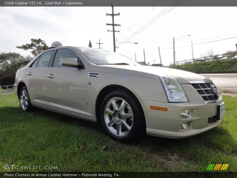 Gold Mist / Cashmere 2008 Cadillac STS V6