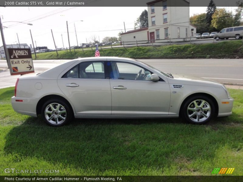 Gold Mist / Cashmere 2008 Cadillac STS V6