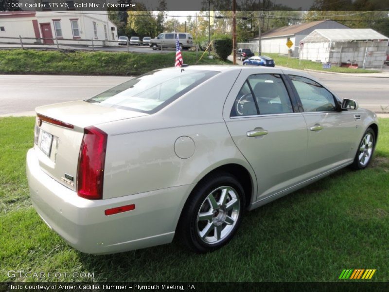 Gold Mist / Cashmere 2008 Cadillac STS V6