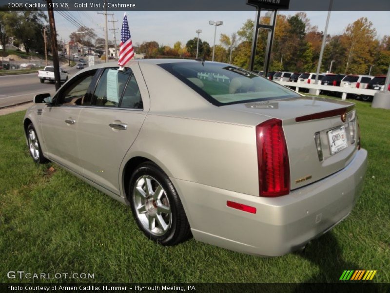 Gold Mist / Cashmere 2008 Cadillac STS V6