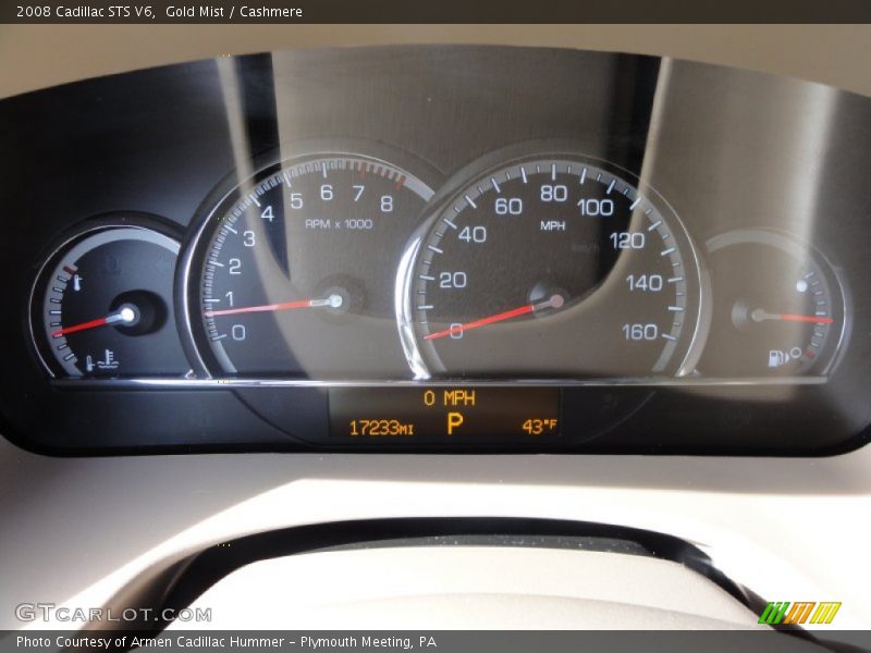 Gold Mist / Cashmere 2008 Cadillac STS V6
