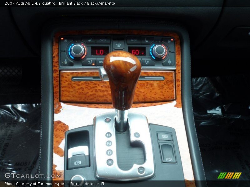 Brilliant Black / Black/Amaretto 2007 Audi A8 L 4.2 quattro