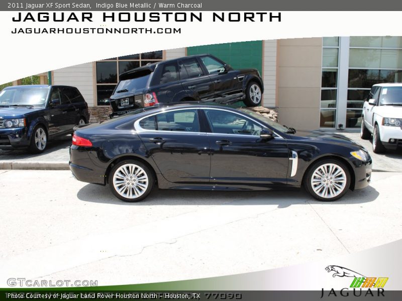Indigo Blue Metallic / Warm Charcoal 2011 Jaguar XF Sport Sedan