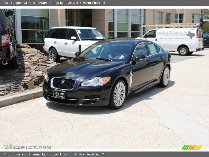 Indigo Blue Metallic / Warm Charcoal 2011 Jaguar XF Sport Sedan