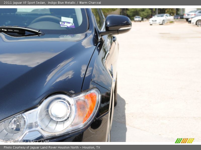 Indigo Blue Metallic / Warm Charcoal 2011 Jaguar XF Sport Sedan