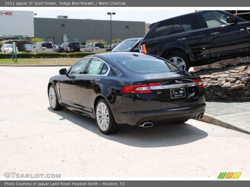 Indigo Blue Metallic / Warm Charcoal 2011 Jaguar XF Sport Sedan