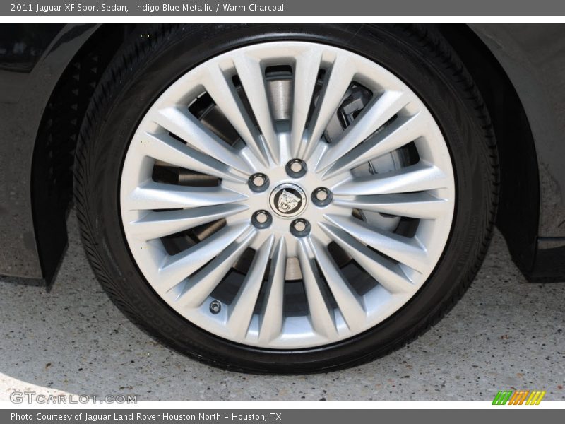 Indigo Blue Metallic / Warm Charcoal 2011 Jaguar XF Sport Sedan