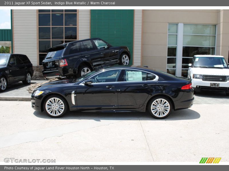 Indigo Blue Metallic / Warm Charcoal 2011 Jaguar XF Sport Sedan
