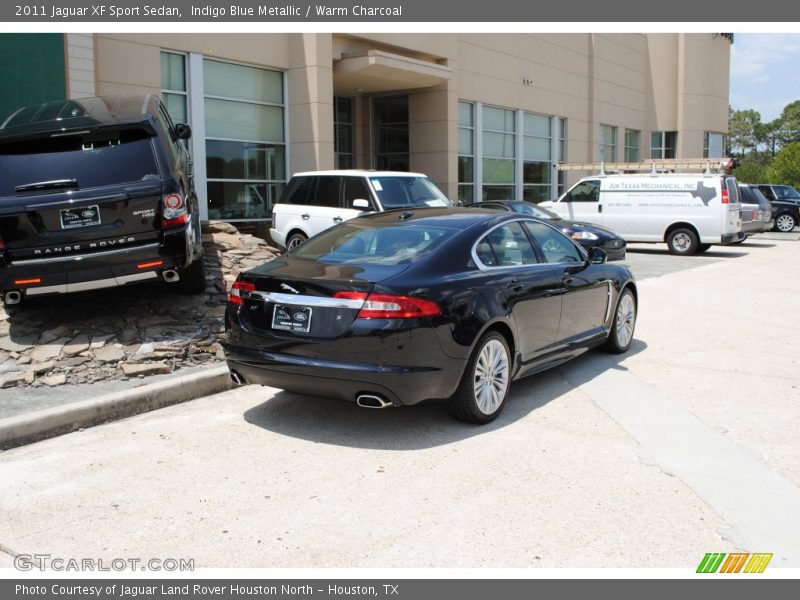 Indigo Blue Metallic / Warm Charcoal 2011 Jaguar XF Sport Sedan